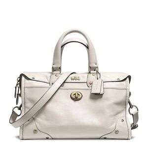 Coach Grain Leather Rhyder Satchel Crossbody Strap 33689